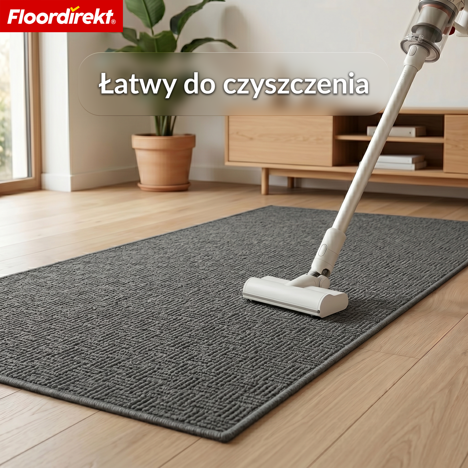 Chodnik dywanowy | Monaco | Wąski dywan z obszyciem, łatwy w pielęgnacji i wytrzymały