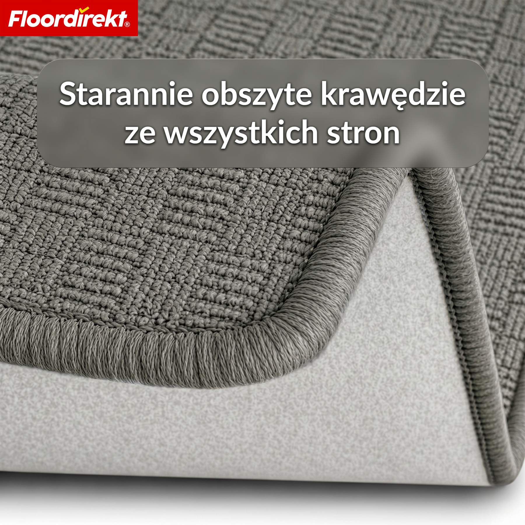 Chodnik dywanowy | Monaco | Wąski dywan z obszyciem, łatwy w pielęgnacji i wytrzymały