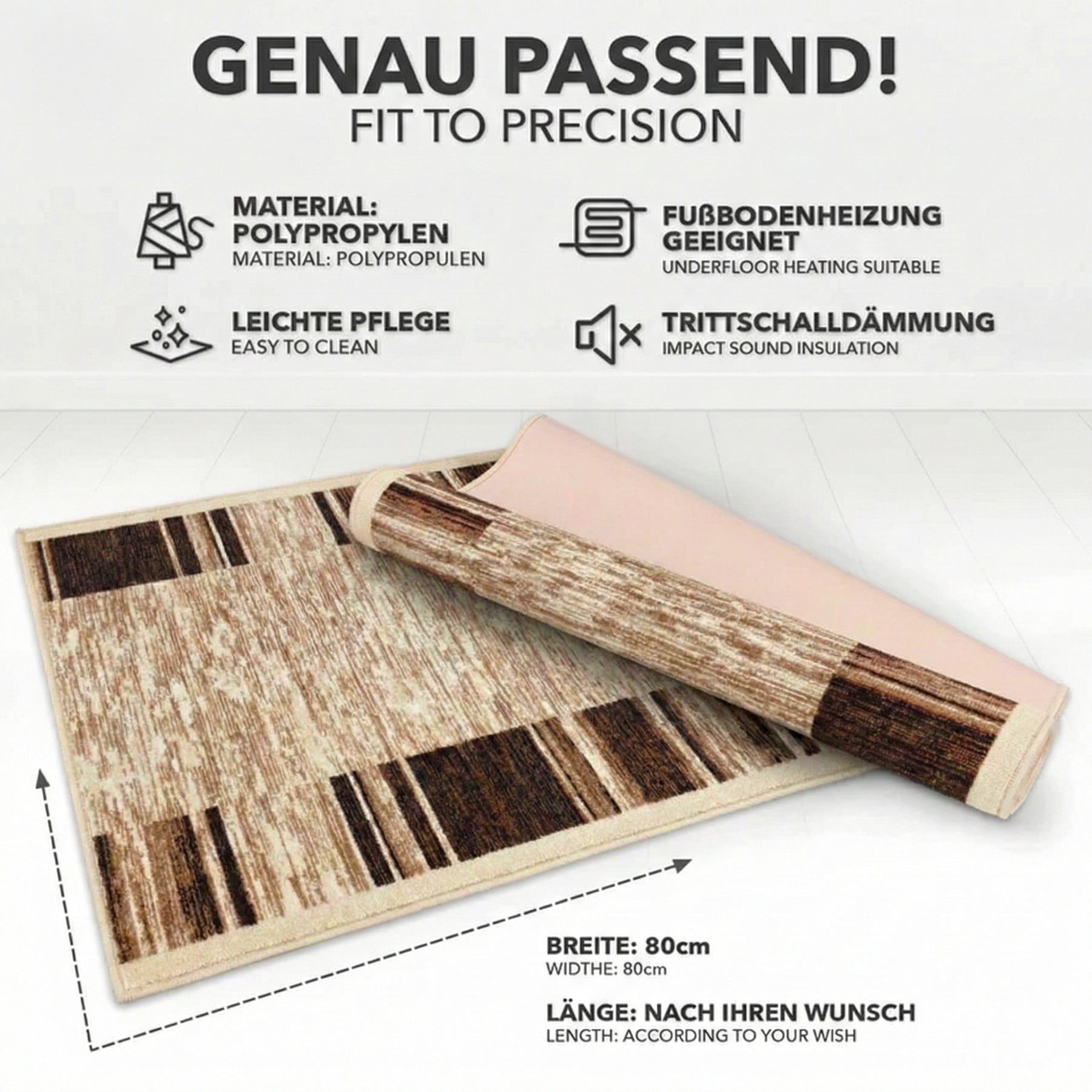 Chodnik na wymiar | Navona | Szerokość: 80 cm