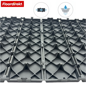 Płytki tarasowe | Elyse | Szare | 30x30 cm płytki klik z polipropylenu | Odporne na warunki pogodowe, łatwe w czyszczeniu i szybkie w montażu