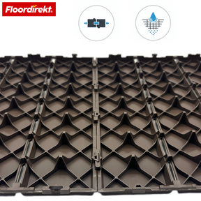 Płytki tarasowe | Majestic | Brązowy | 30x30 cm Płytki klik w wyglądzie drewnianych desek | Odporne na warunki pogodowe i łatwe w pielęgnacji