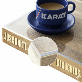 Przezroczysta, matowa folia na stół z prostym cięciem | Crystal | Matowa folia ochronna na stoły | Cięcie na wymiar