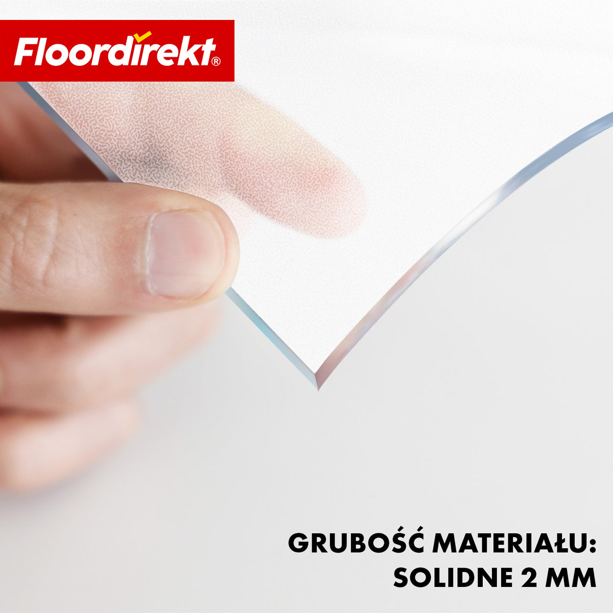 Folia na stół | Neo Milky | Półprzezroczysta folia ochronna na stół w kolorze mlecznobiałym z fazowaną krawędzią na wymiar