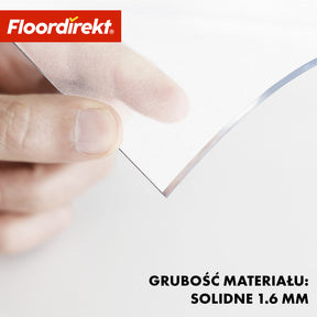 Folia na stół | Neo Milky | Półprzezroczysta folia ochronna na stół w kolorze mlecznobiałym, na wymiar, z prostym cięciem