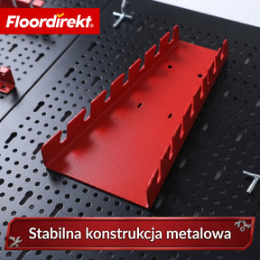 Ścianka narzędziowa | Parker | Metalowy zestaw tablicy perforowanej z akcesoriami | Uchwyt na narzędzia do warsztatu i garażu