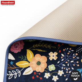 Dywan | Damaskus | Nowoczesny dywan z kwiatowym wzorem | Antypoślizgowy, wytrzymały i łatwy w czyszczeniu | Dostępny w różnych rozmiarach