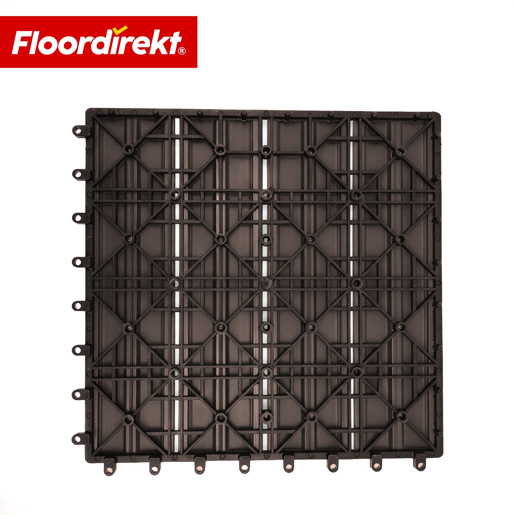 Płytka tarasowa WPC | Noble 3D | Nowoczesna płytka klik 30 x 30 cm na balkon i taras