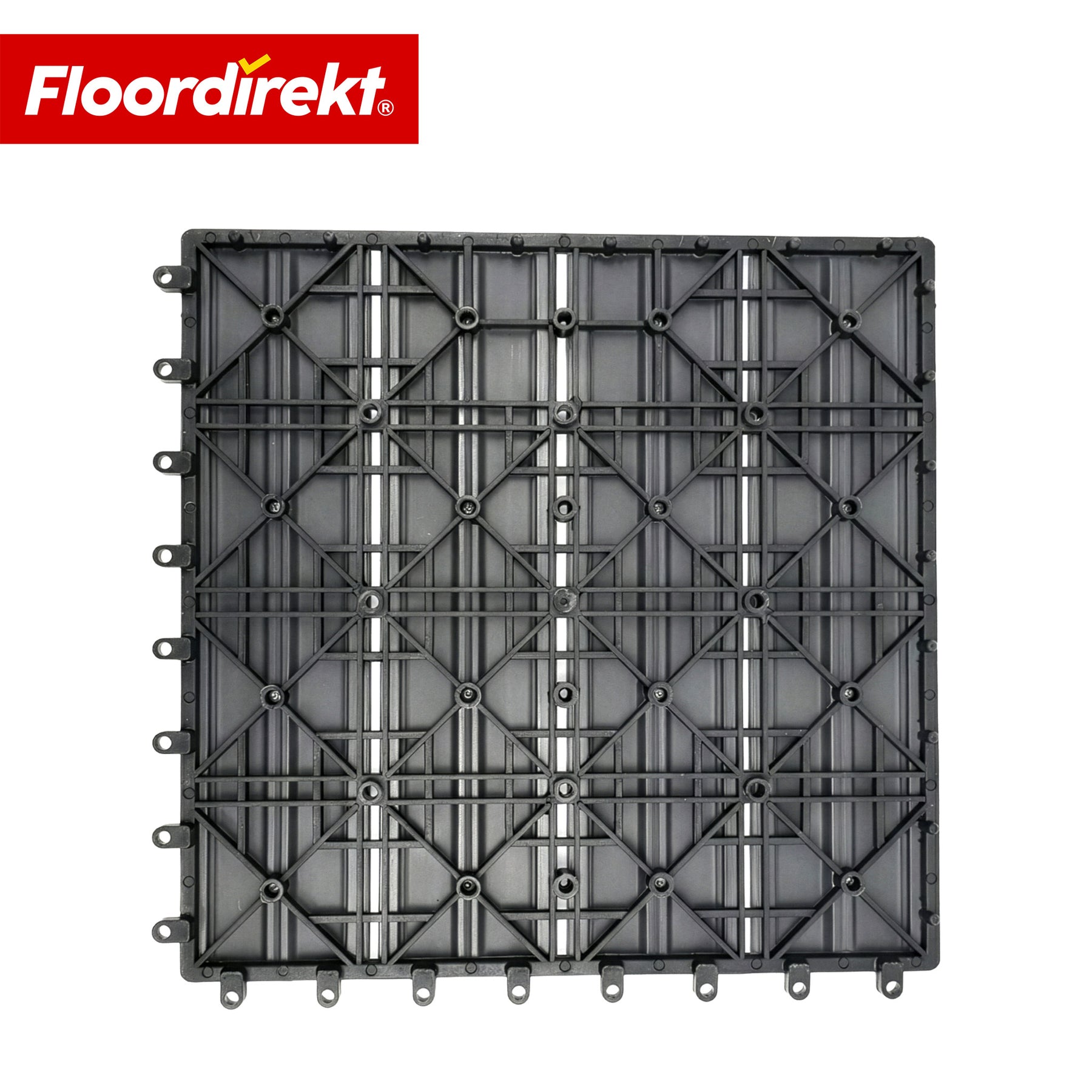 Płytka tarasowa WPC | Noble 3D | Nowoczesna płytka klik 30 x 30 cm na balkon i taras