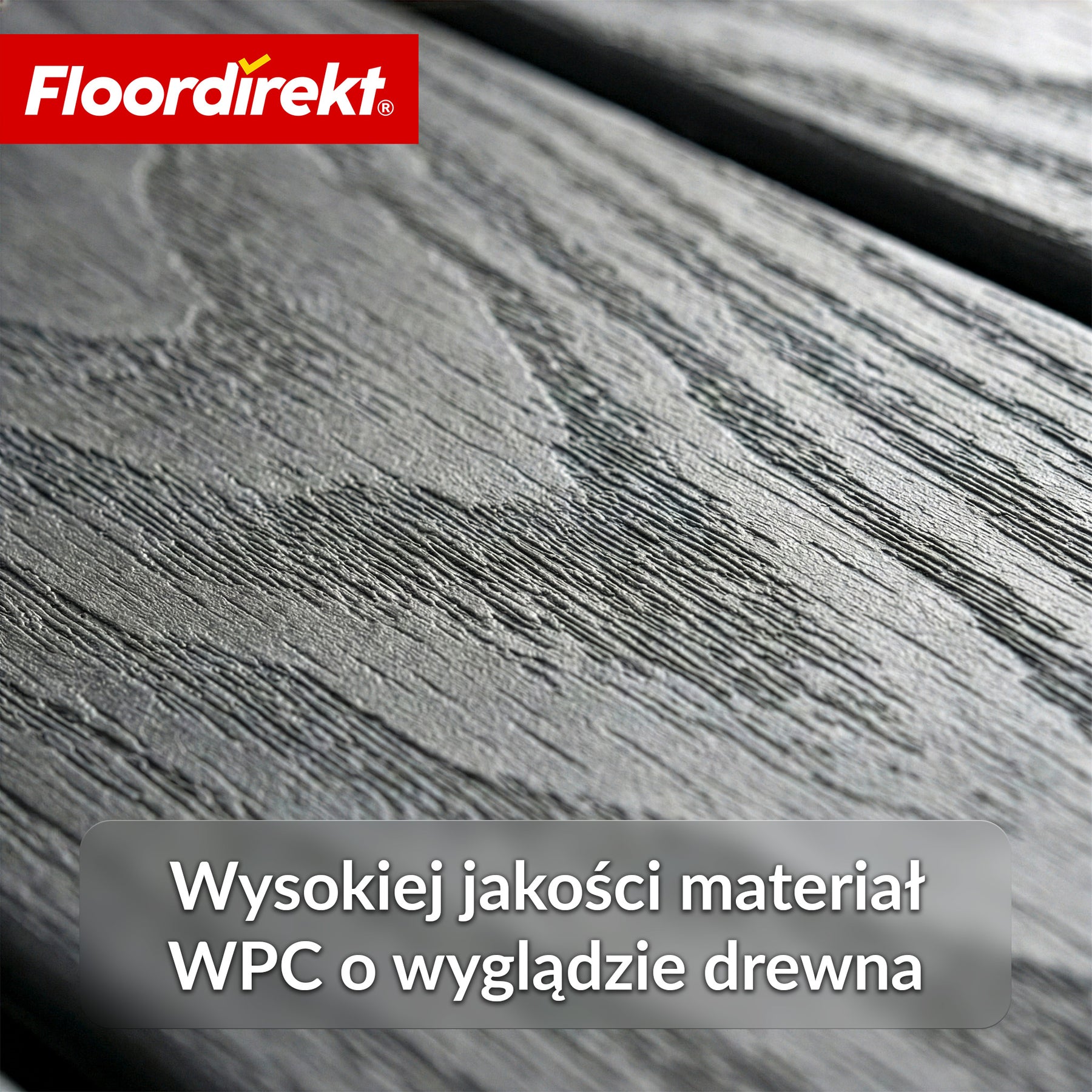 Płytka tarasowa WPC | Noble 3D | Nowoczesna płytka klik 30 x 30 cm na balkon i taras