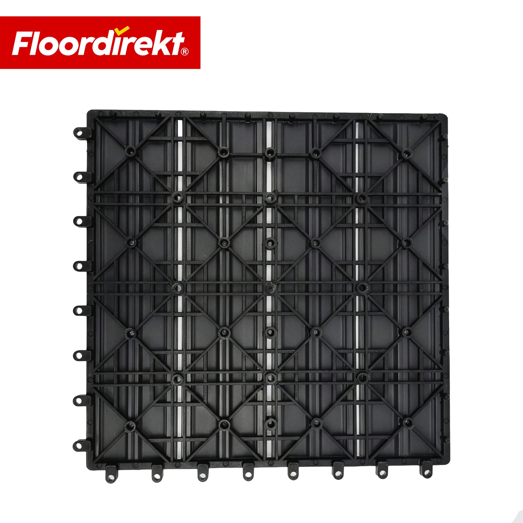 Płytka tarasowa WPC | Noble 3D | Nowoczesna płytka klik 30 x 30 cm na balkon i taras