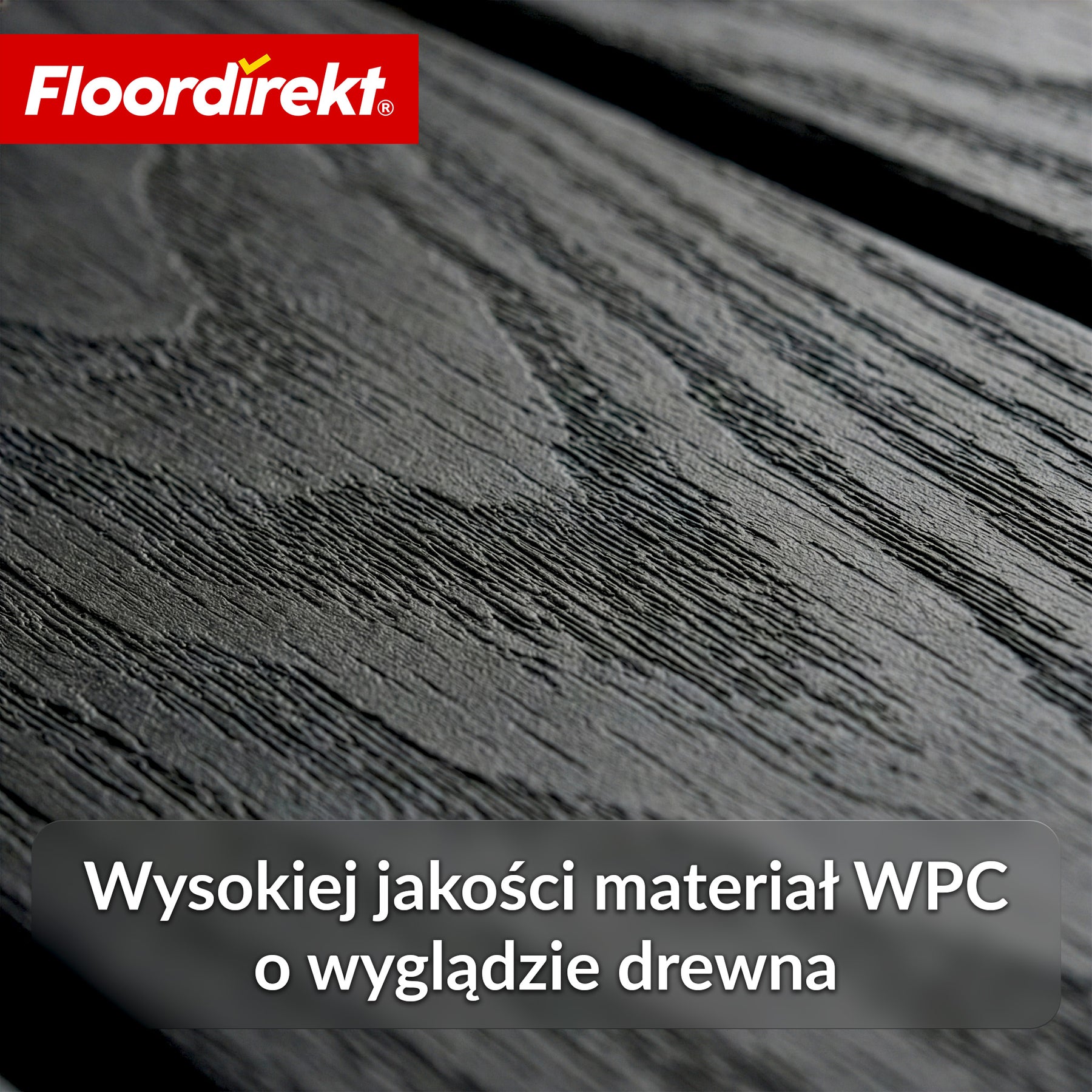 Płytka tarasowa WPC | Noble 3D | Nowoczesna płytka klik 30 x 30 cm na balkon i taras
