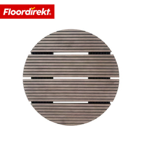 Podstawka na kółkach z WPC | Countess | Ø 30 cm | 4 kółka skrętne 360° z hamulcem | udźwig do 80 kg