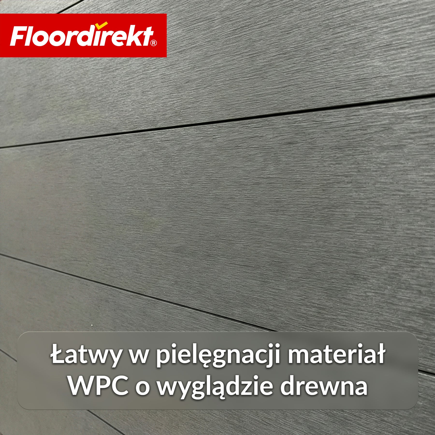 Ogrodzenie WPC | Ponza | 180 x 180 cm | Nowoczesna osłona prywatności i wiatru w kolorze czarnym z aluminiowymi słupkami