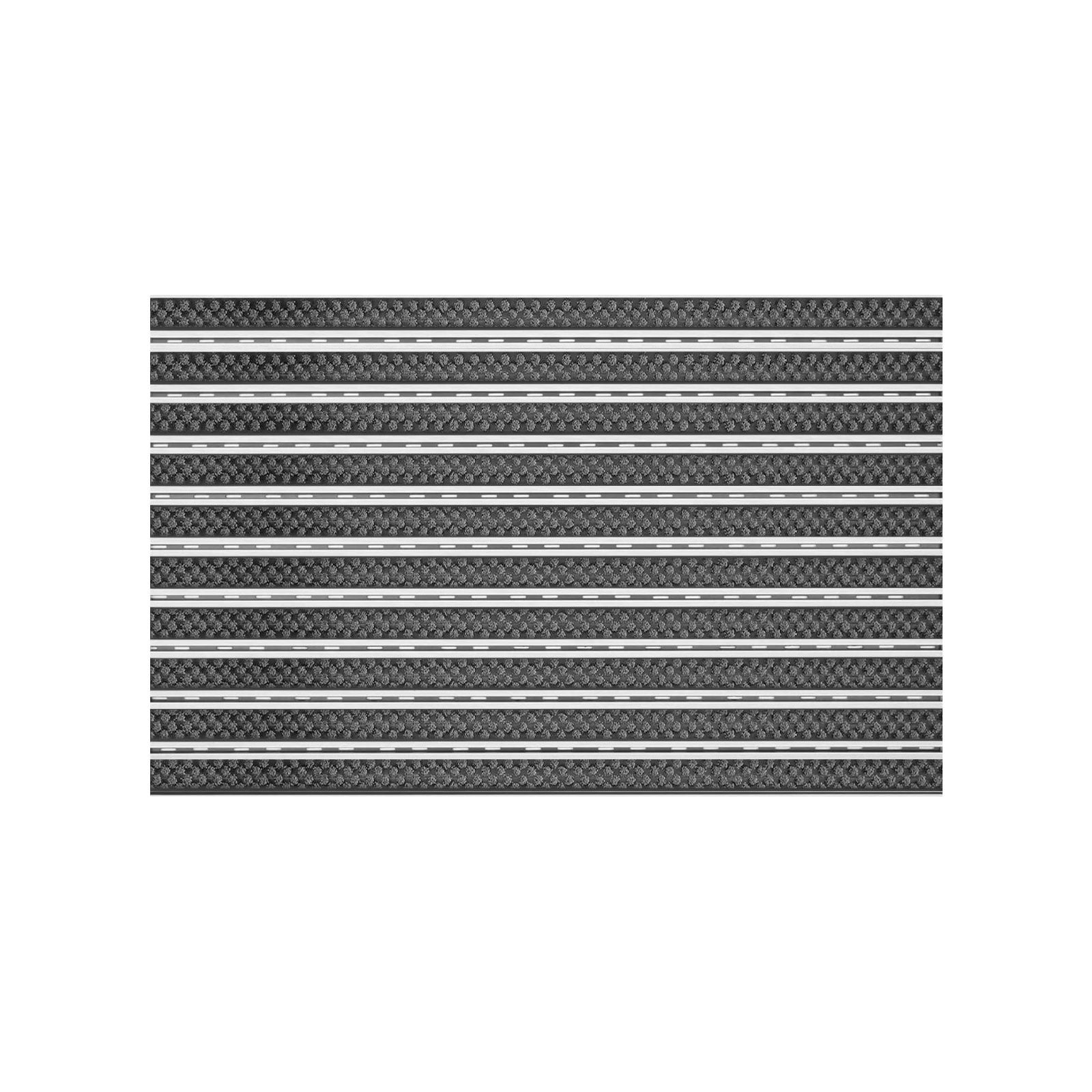 ✂ Mata wejściowa | Wycieraczka aluminiowa Aluflex JR Brush | 15 mm | Na wymiar