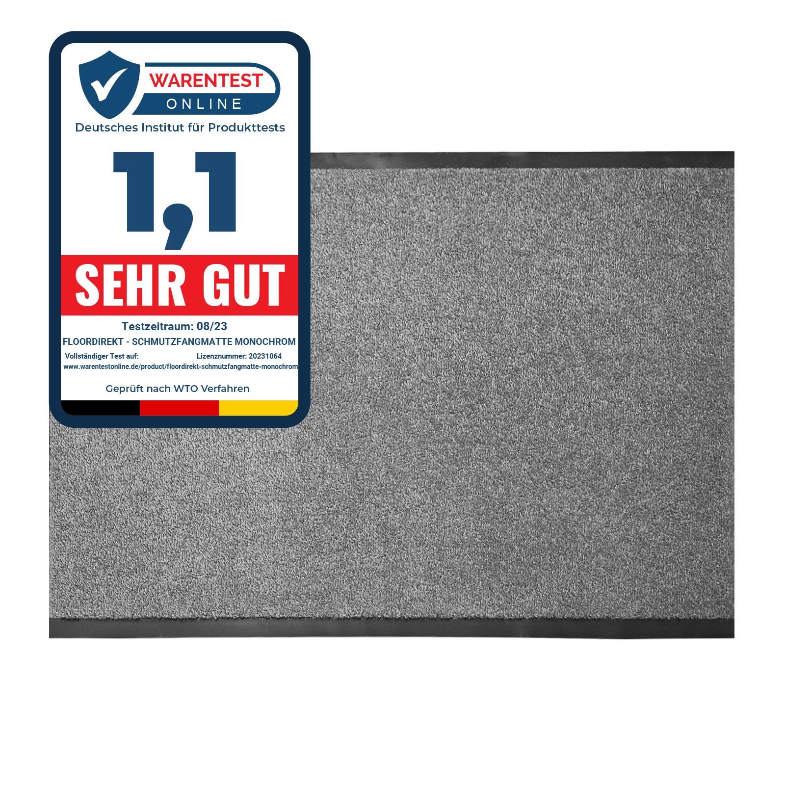 ✂ Wycieraczka mata pod drzwi Monochrom | dostępna na wymiar