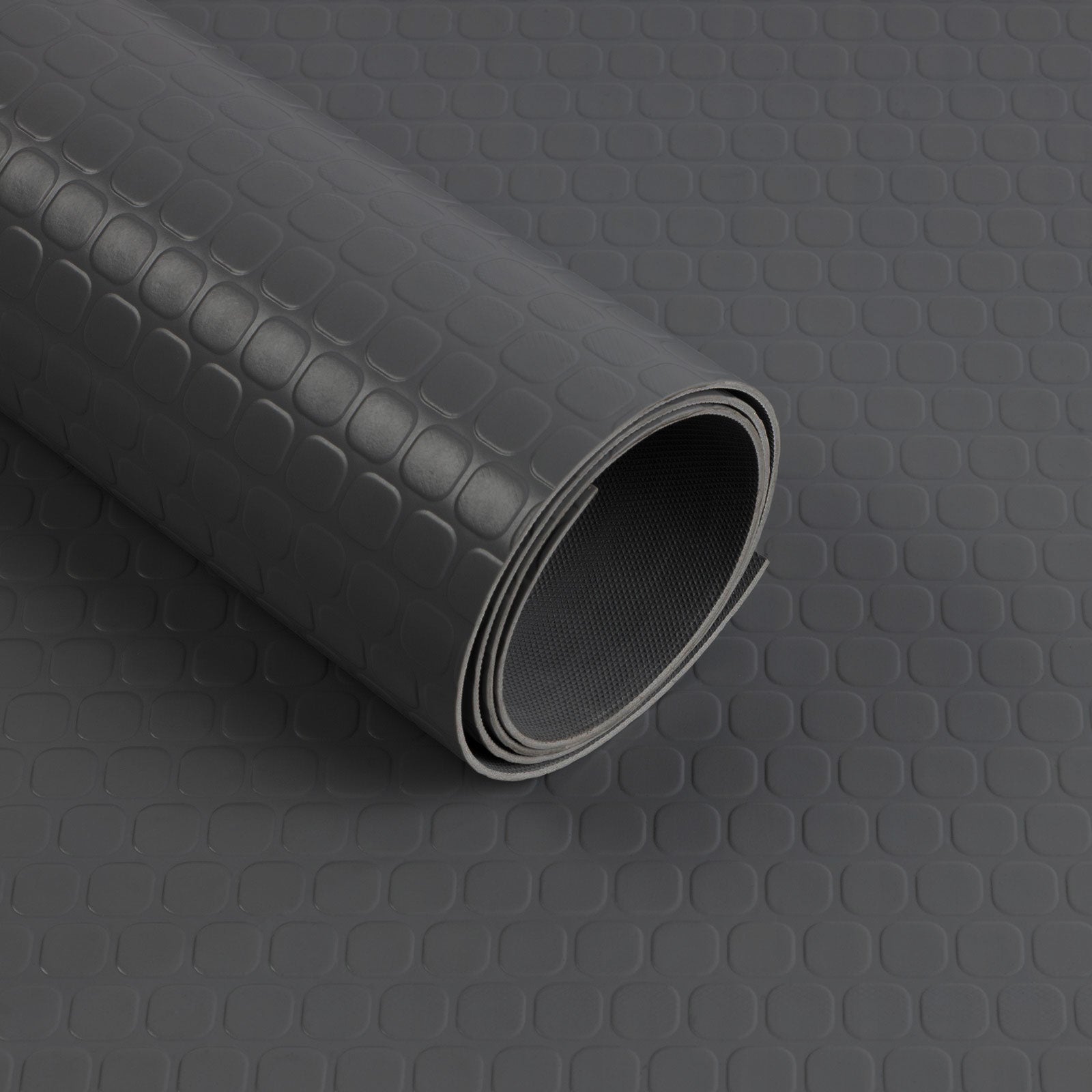 ✂ Podłoga PVC | Mata Gumowa - Kwadratowa Struktura | Grubość: 2mm