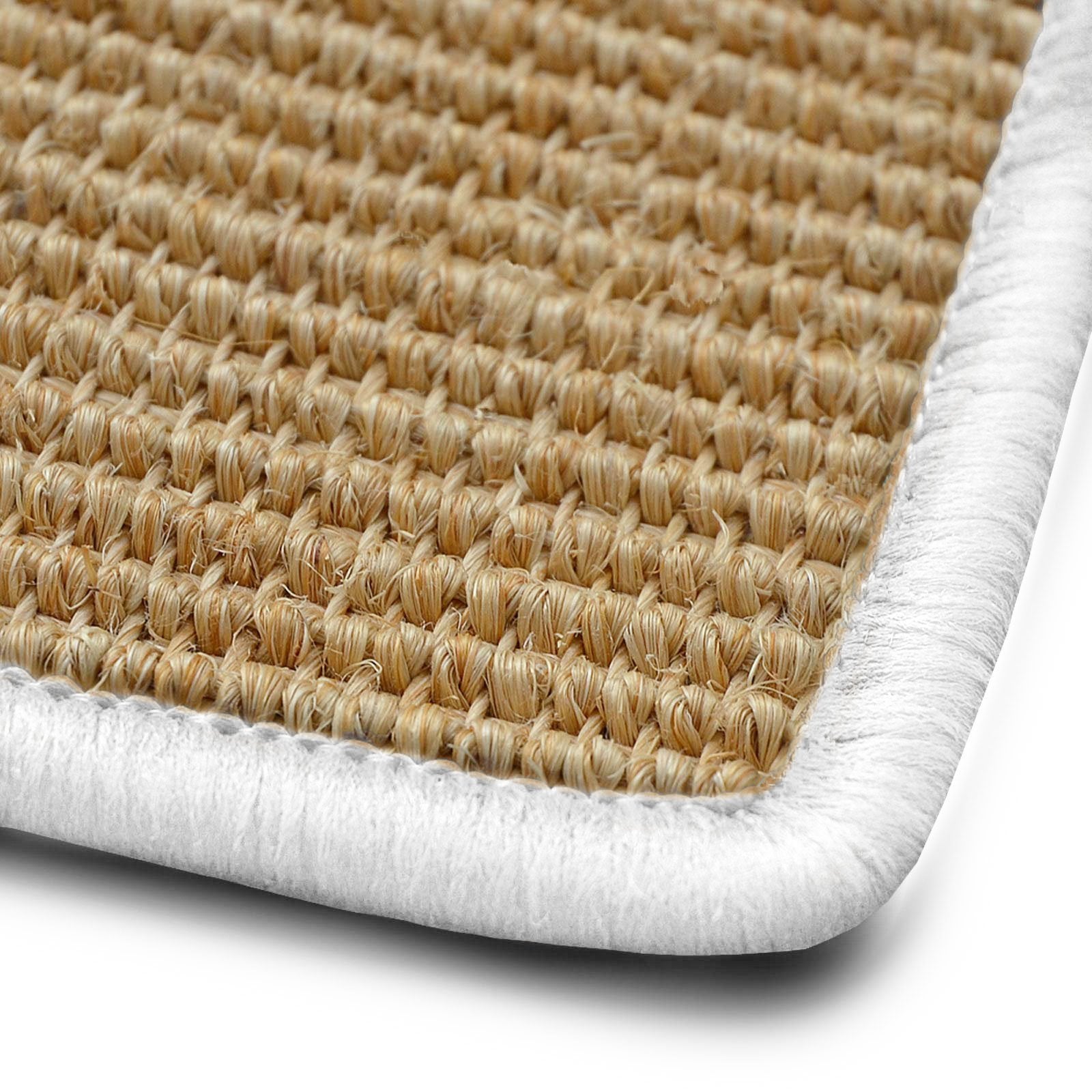 ✂ Dywan z sizalu na wymiar | Salvador natur | wybór koloru krawędzi